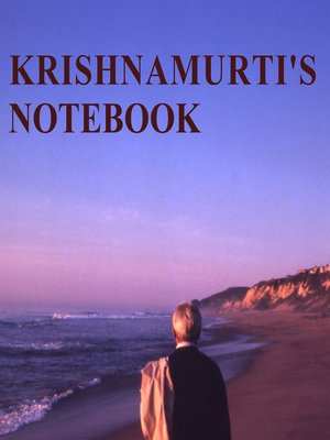 cover image of Krishnamurti's Notebook